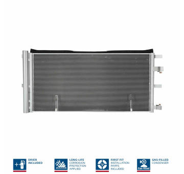 Kondenzátor klimatizácie NISSENS 940829