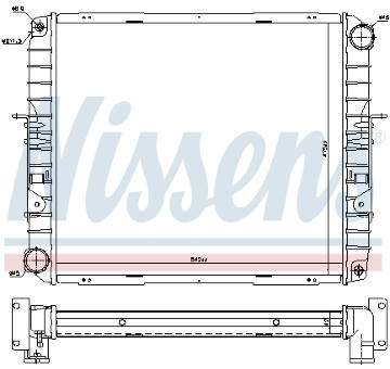 Chladič, chlazení motoru NISSENS 606355