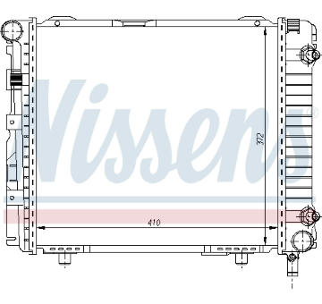 Chladič, chlazení motoru NISSENS 62556
