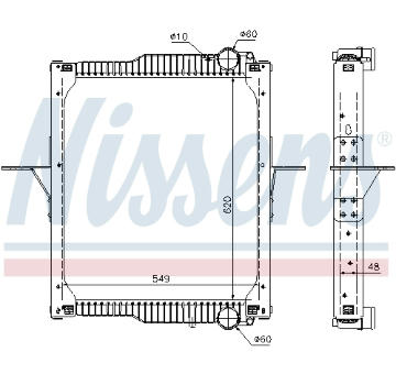 Chladič, chlazení motoru NISSENS 63783