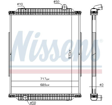 Chladič, chlazení motoru NISSENS 637890