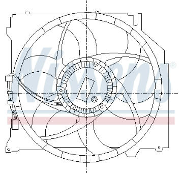 Větrák, chlazení motoru NISSENS 85066