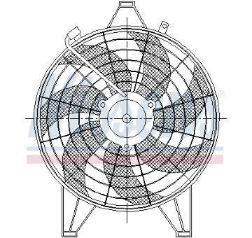 Větrák, chlazení motoru NISSENS 85531