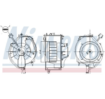 vnitřní ventilátor NISSENS 87669