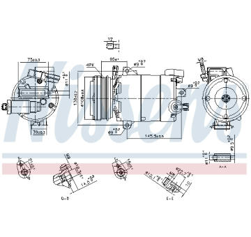 Kompresor, klimatizace NISSENS 890794