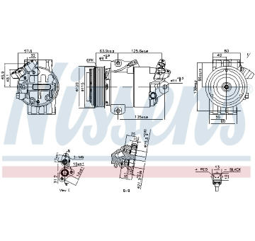 Kompresor, klimatizace NISSENS 891012