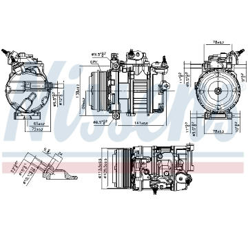 Kompresor, klimatizace NISSENS 891106