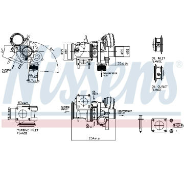 Dmychadlo, plnění NISSENS 93932