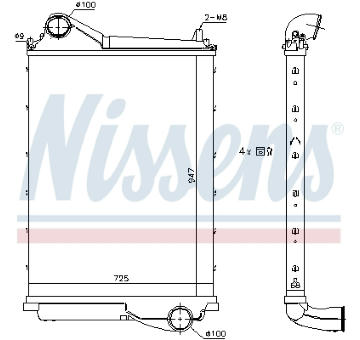 chladič turba NISSENS 961185