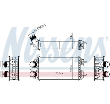 chladič turba NISSENS 961318
