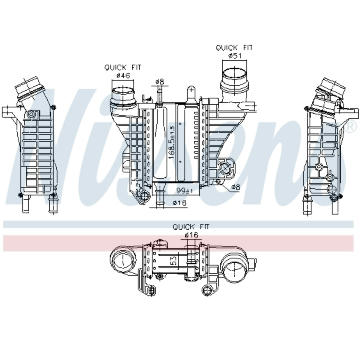 chladič turba NISSENS 961321