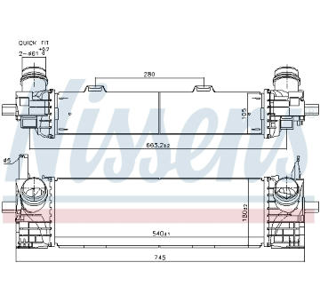 Chladič turba NISSENS 961338