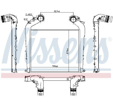 Chladič turba NISSENS 961574