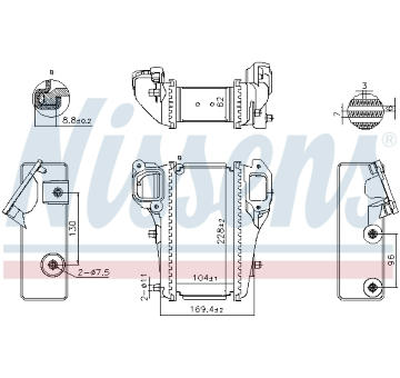 chladič turba NISSENS 961586