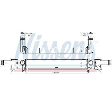 Chladič turba NISSENS 961599