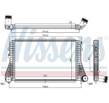 chladič turba NISSENS 96234