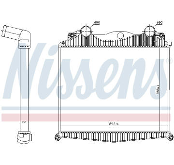 Chladič turba NISSENS 97014