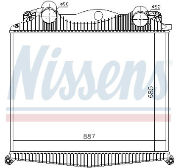 chladič turba NISSENS 97015