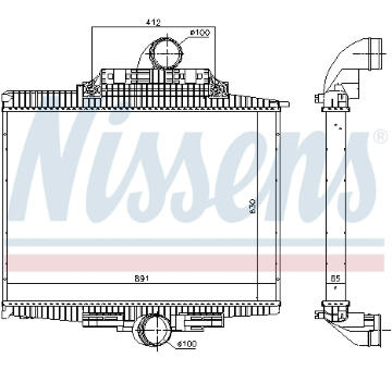 Chladič turba NISSENS 97024