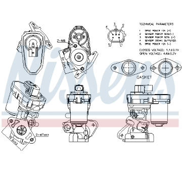 AGR-Ventil NISSENS 98151