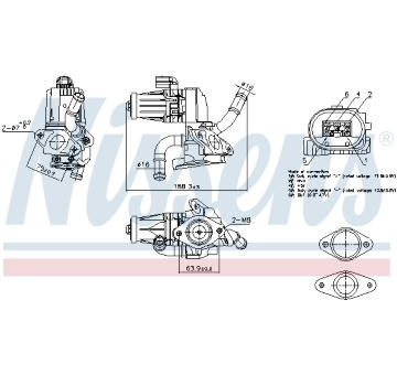 AGR-Ventil NISSENS 98232