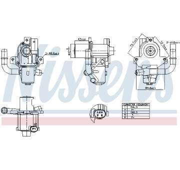 AGR-Ventil NISSENS 98264