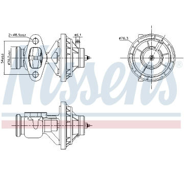 AGR-Ventil NISSENS 98342