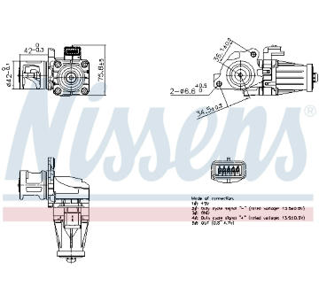 AGR-Ventil NISSENS 98376