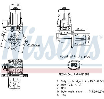 AGR-Ventil NISSENS 98377