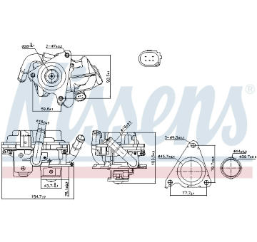 AGR-Ventil NISSENS 98379