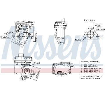 AGR-Ventil NISSENS 98402