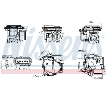 AGR - Ventil NISSENS 98406