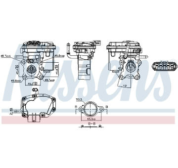 AGR-Ventil NISSENS 98447