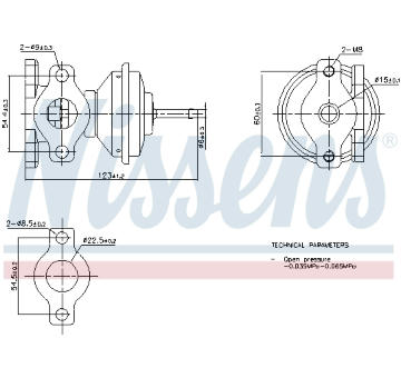 AGR-Ventil NISSENS 98471