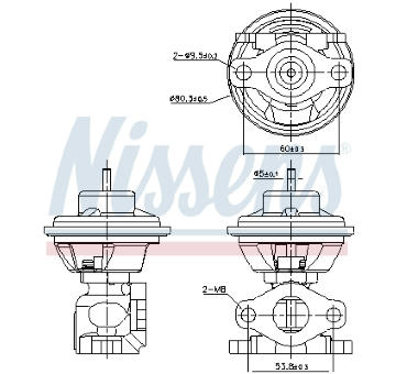 AGR-Ventil NISSENS 98479