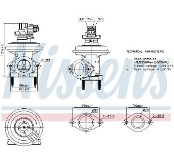 AGR-Ventil NISSENS 98480