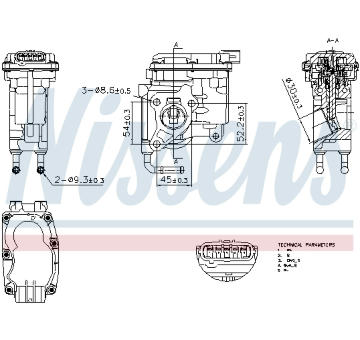 AGR-Ventil NISSENS 98507