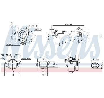 AGR - Ventil NISSENS 98519
