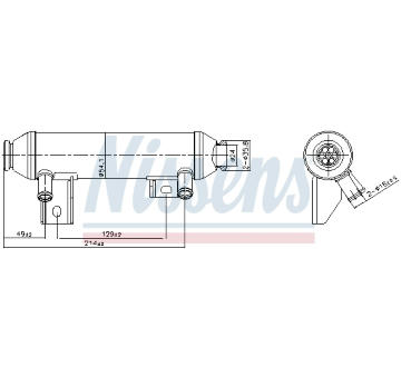 Chladič, recirkulace spalin NISSENS 989419