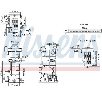 Chladič, recirkulace spalin NISSENS 989503