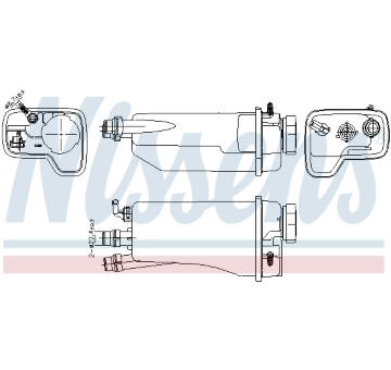 Vyrovnávací nádoba, chladicí kapalina NISSENS 996361