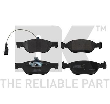 Sada brzdových destiček, kotoučová brzda NK 222338