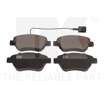 Sada brzdových destiček, kotoučová brzda NK 222380