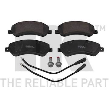 Sada brzdových destiček, kotoučová brzda NK 222566