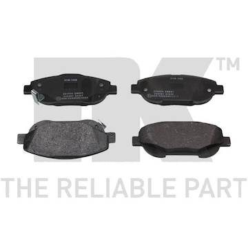 Sada brzdových destiček, kotoučová brzda NK 224594