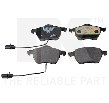 Sada brzdových destiček, kotoučová brzda NK 224742