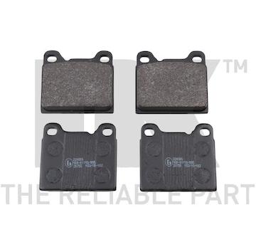 Sada brzdových destiček, kotoučová brzda NK 224806