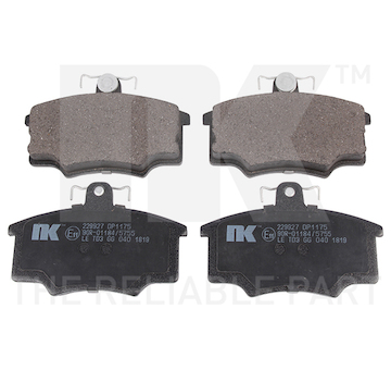 Sada brzdových destiček, parkovací brzda NK 229927