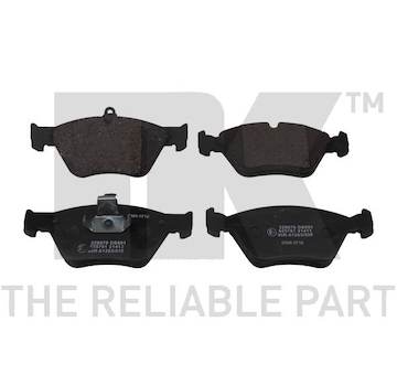 Sada brzdových destiček, kotoučová brzda NK 229978