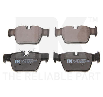 Sada brzdových destiček, kotoučová brzda NK 221592